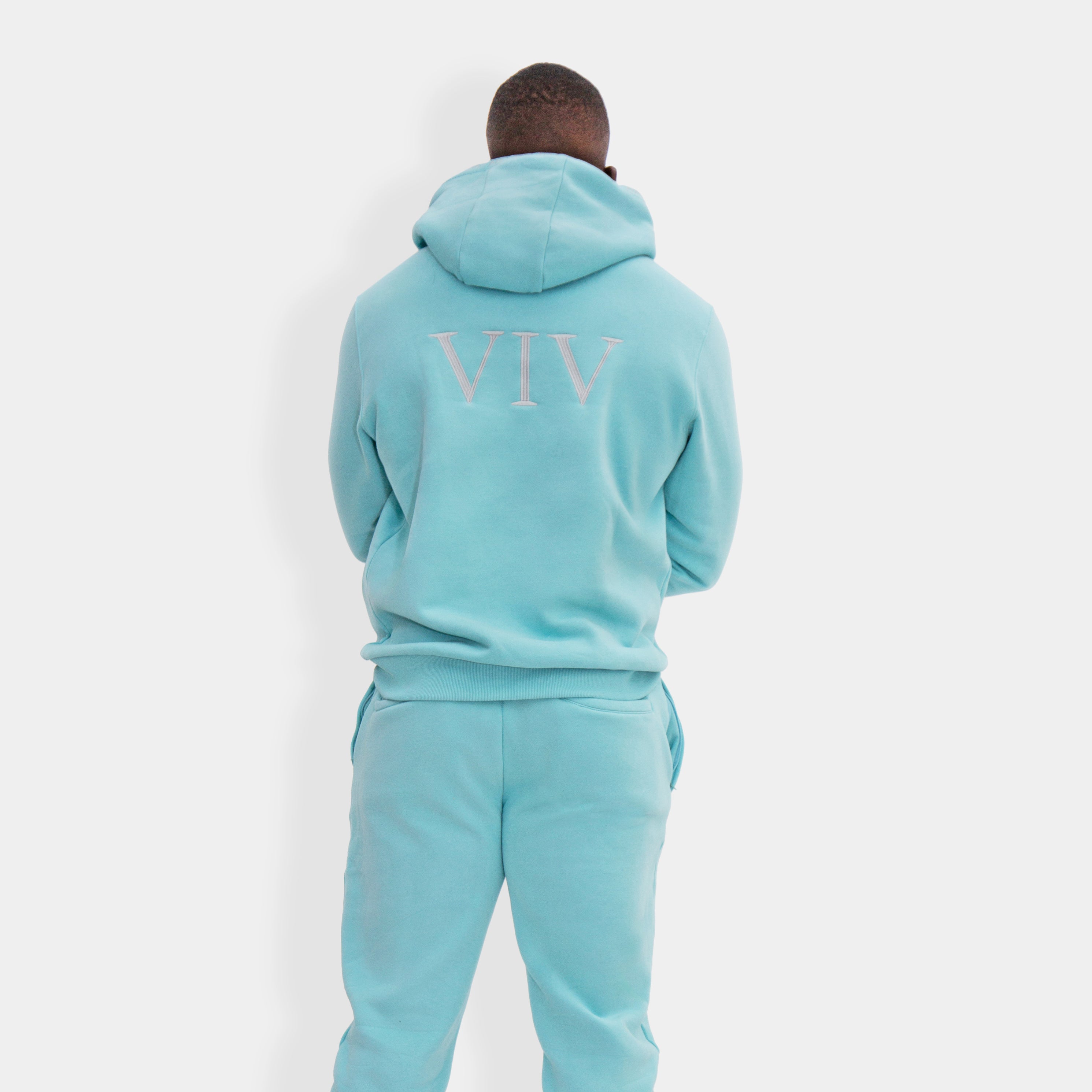 Mens Essence Hoodie | Azure Green