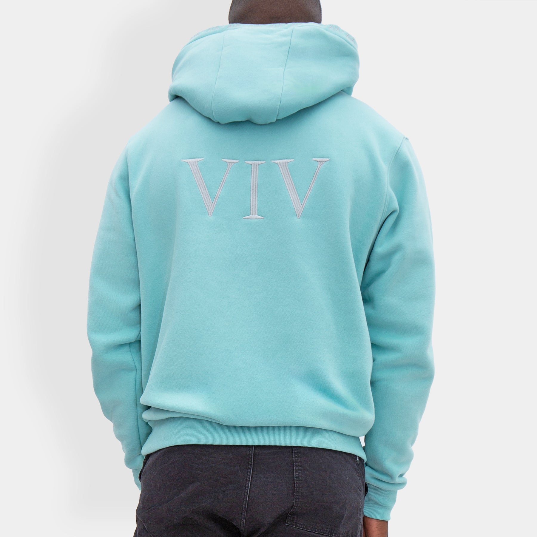 Mens Essence Hoodie | Azure Green